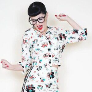 Bernie Dexter Cropped Atomic Jacket